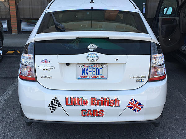 PJ Lenihan's Toyota Prius - Winston Salem, North Carolina