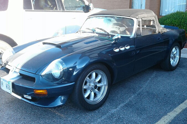 Richard (PJ) Peterson's MGB with Oldsmobile V8 - Virginia