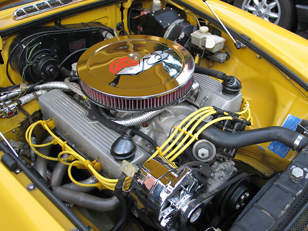 Rover 3.9L aluminum V8 engine.