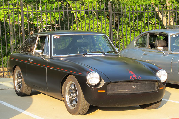 Hot Rod satin black paint.