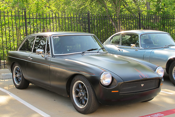 MG RV8 fiberglass hood, purchased from Dave Craddock at Preform Resources.