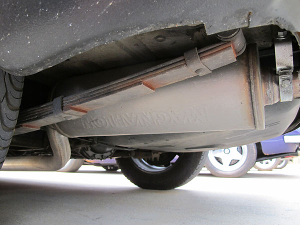 Single Magnaflow muffler.