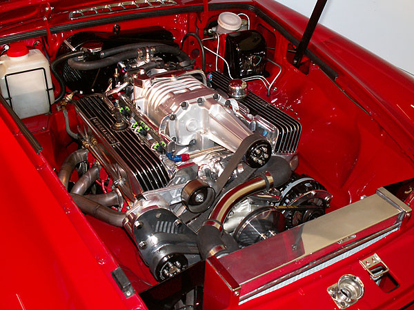 Custom built intake manifold, made from T6061 aluminum flat stock.