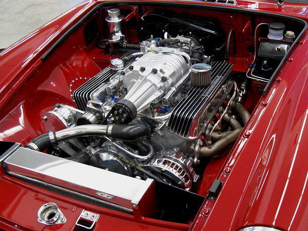 EGT sensors on the headers facilitate fine tuning each cylinder individually.