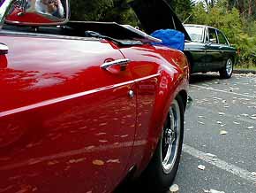 Datsun 510 Rear wheel flares MGB