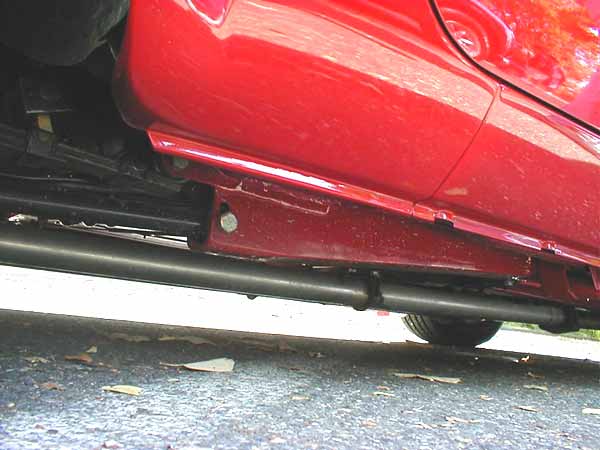 Chassis reinforcements and traction rod attachment.