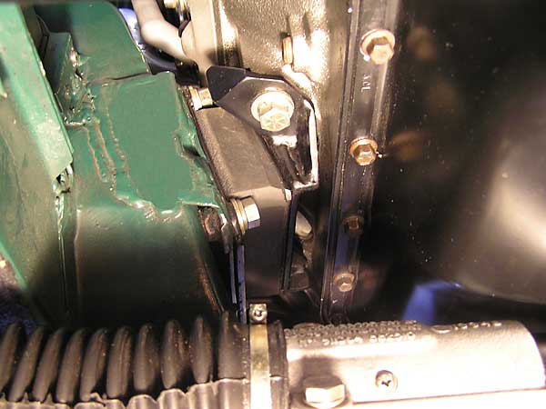 Passenger's side motor mount.