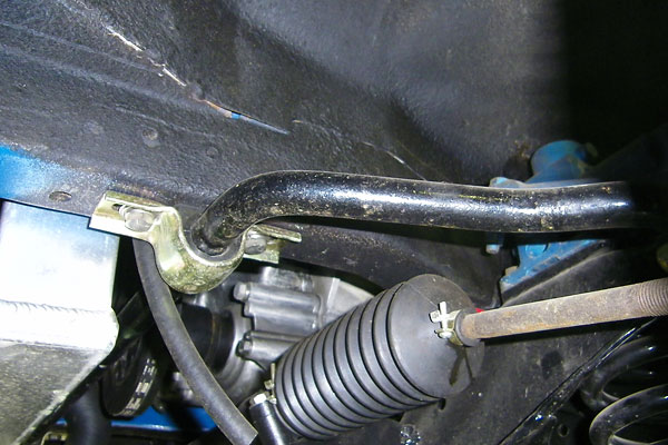 Ron Hopkinson front anti-sway bar.