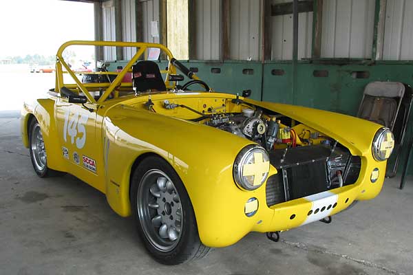 The RX-Midget, photographed inside the Nelson Ledges tech center.