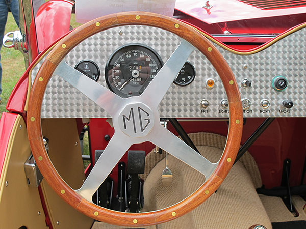 Smiths gauges, including a Jaguar XKE speedometer (and tachometer).