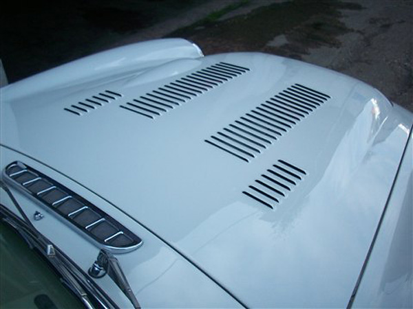 Louvered MGC bonnet.