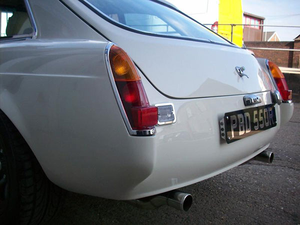 Custom blended rear valance.