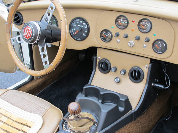 Custom dashboard and center console.