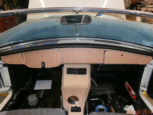 Another dashboard mock-up. Note also trial installation of Pontiac Fiero seats.