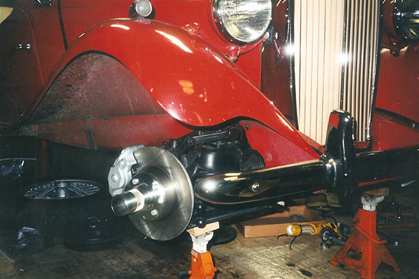 MGA 1600 disc brakes.