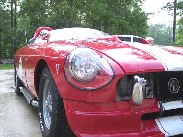 Chuck Wiegle's Ford 302 powered 1977 MGB