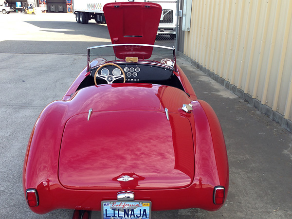 Seams removed. Boot lid enlarged.