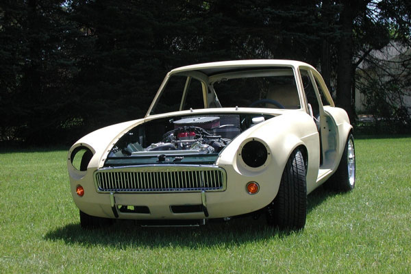 test fitting the grille