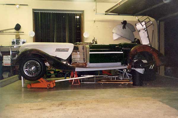 38 Ford hood and 39 Ford side panels in place