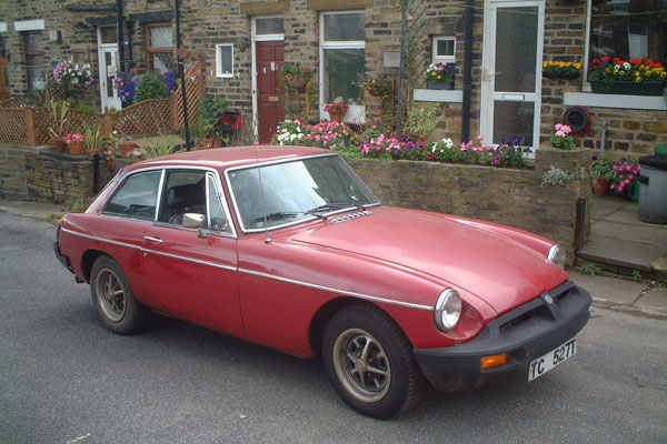 donor car: 1979 rubber bumper MGB GT