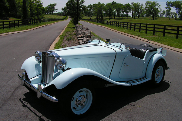 Dave Plumley's 1953 TD with Corvette Engine and Rear Suspension