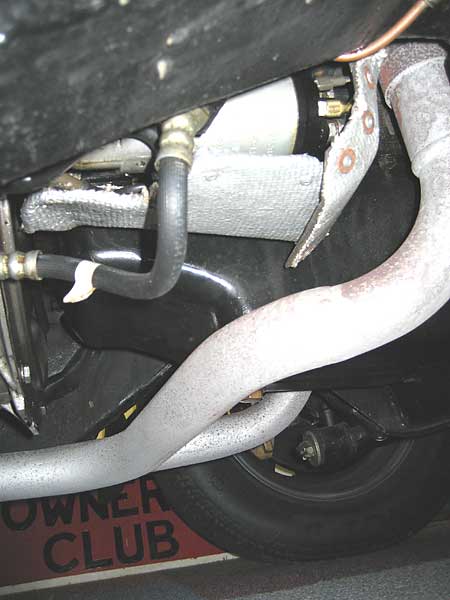 Janspeed exhaust system with block-hugger headers