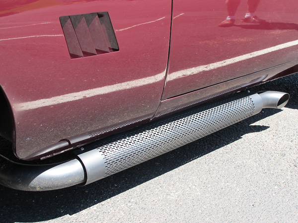 Side port fender vents from a Factory Five Cobra kit.