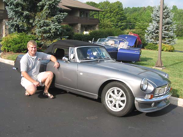 Evan Amaya's Rover Powered MGB V8