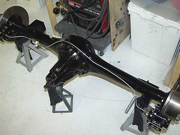 modified MGB rear axle