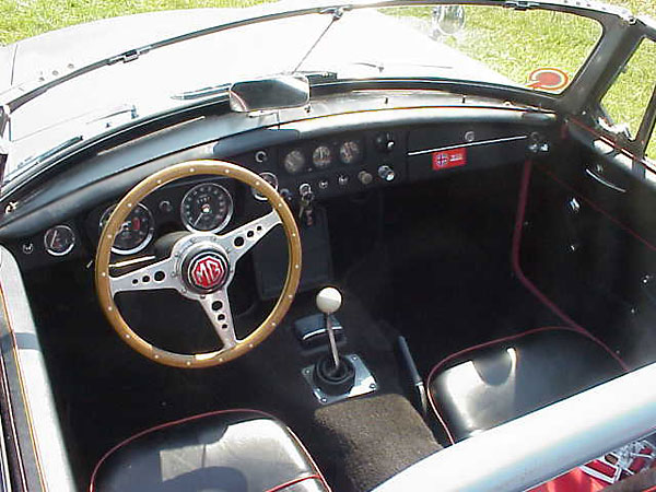 Toploader 4-speed shifter location