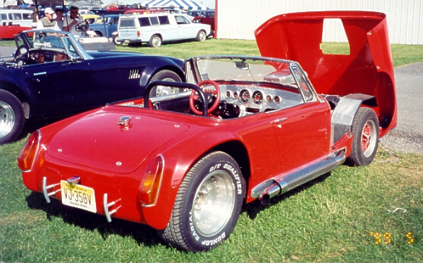 custom aluminum MG Midget dashboard