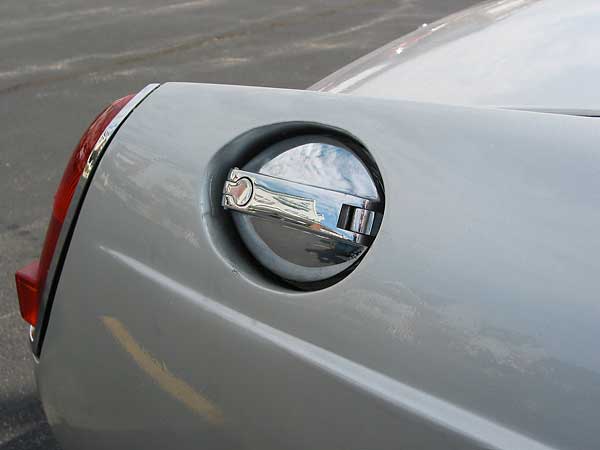 recessed fuel filler