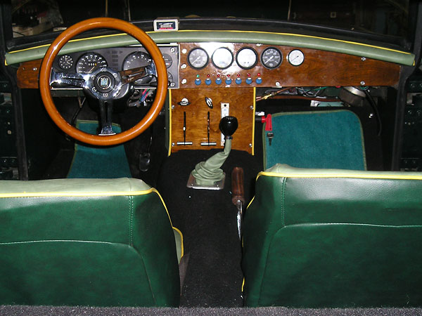 Triumph TR-7 instrument cluster.