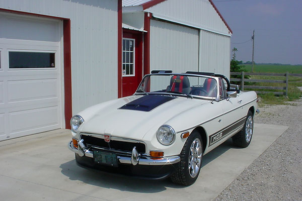 Jack Pease's Ford 302 powered 80 MGB with Tremec 5-speed transmission