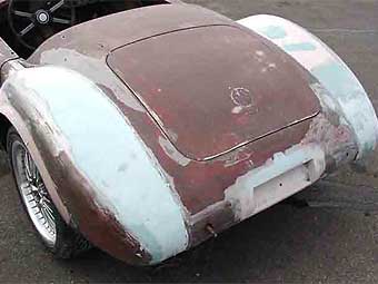 MGA widened fenders