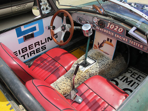 Floors were rusted through, so high-quality signage was used for the repairs.
