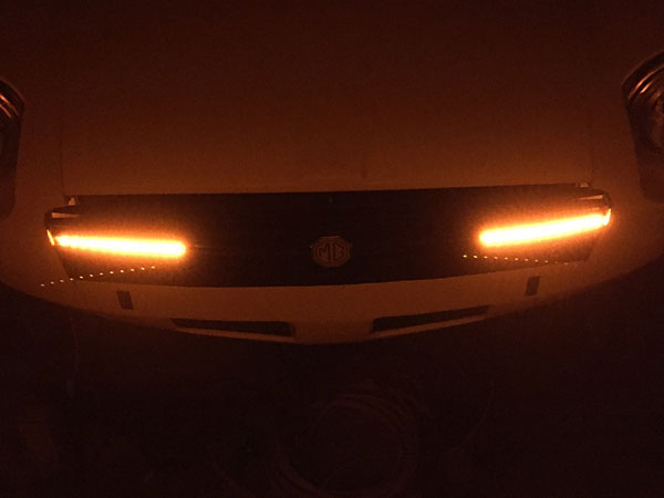 LED front turn signals.