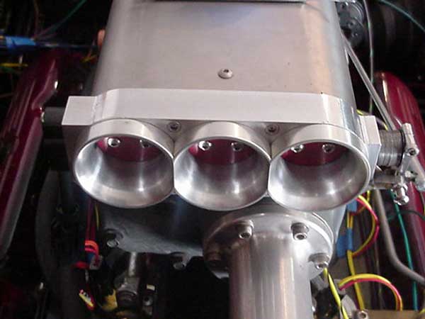 custom triple throttle body