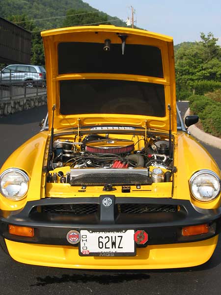 Jim Fisher's 1977 MGB with Buick 215 V8