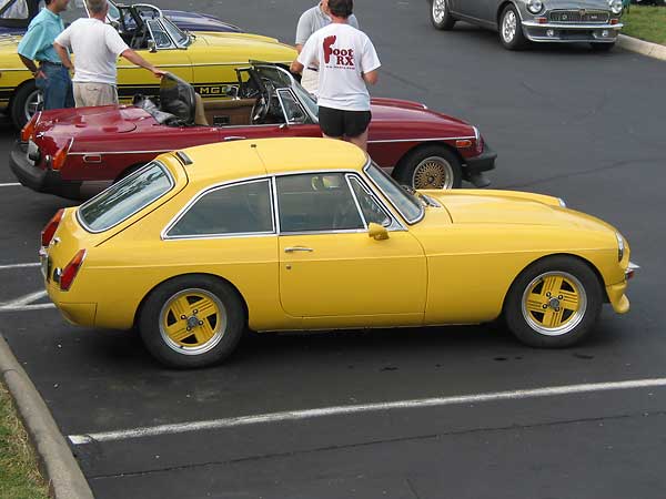 Jim Stuart's MGB-GT with Buick 300 V8