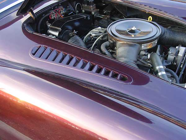 Jim Wiebe's MGA with a Chevy 3.4L V6 crate motor