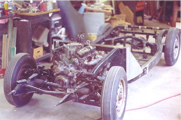 MGA frame reinforcements to support V6 conversion