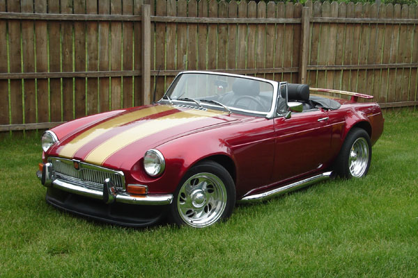 Joe Schafer's 1971 MGB Roadster with Ford 5.0 V8 engine