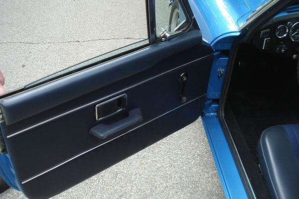 Driver side door trim.