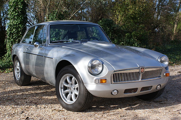 This is an early model (1962-1969) MGB grille.