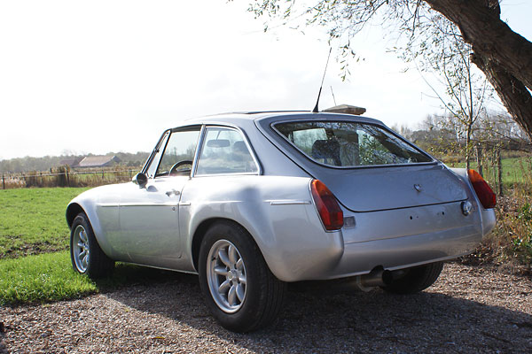 Sebring rear valance. Note: this car originally had big, black rubber bumpers.