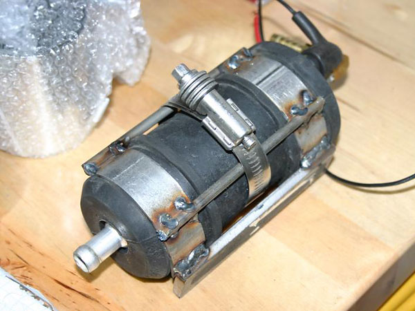 Pierburg high-pressure electric fuel pump.