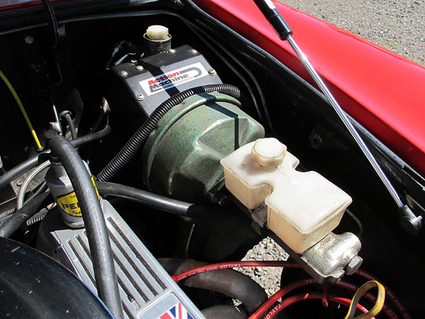 MGB master cylinder, plus brake booster.