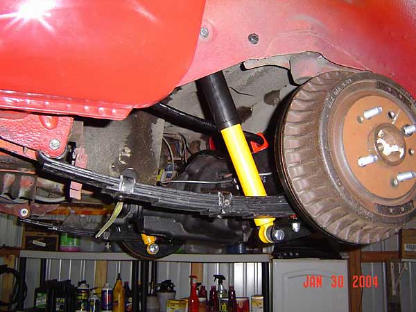 Spax rear shocks