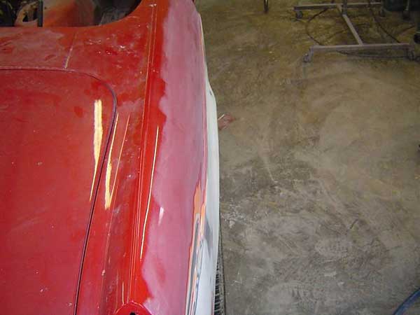 MGB fender flare